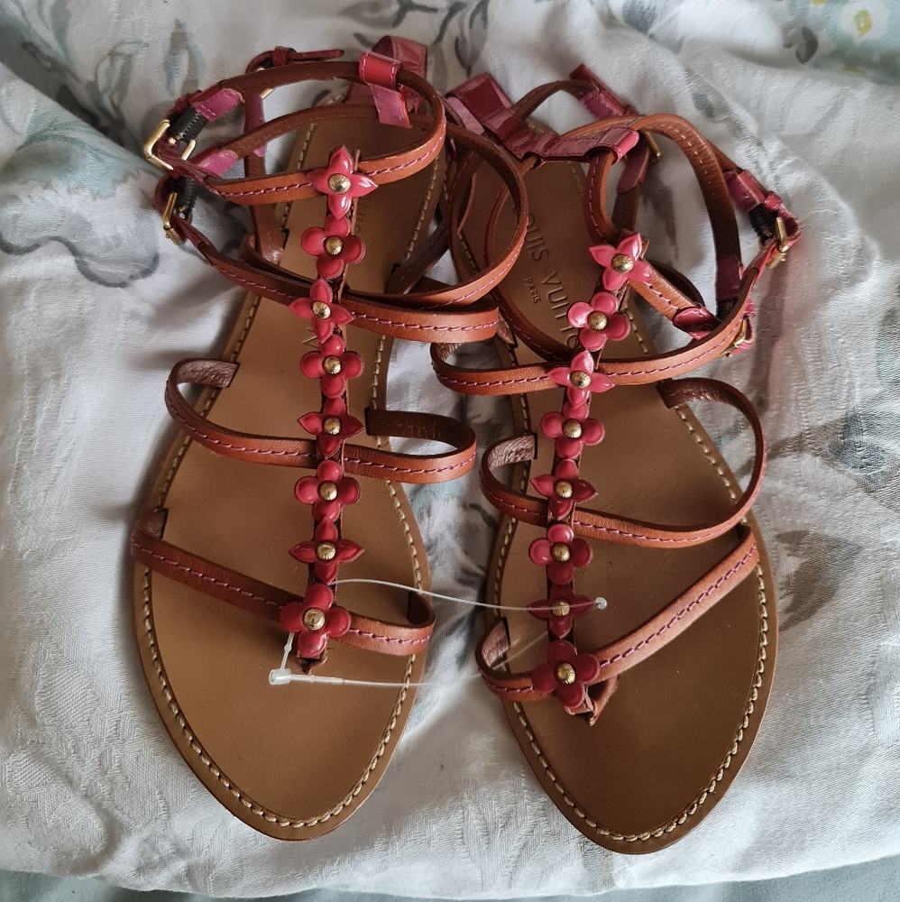 LV Strappy Sandals